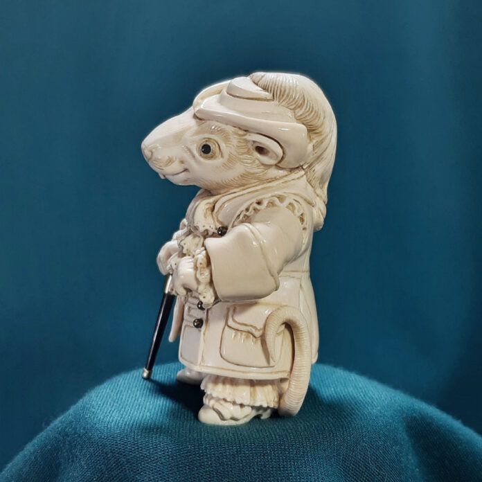 «Кавалер» скульптура крысы из композиции 